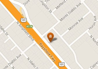 San Mateo, California Hotel Location Map San Mateo, California Hotel Location Map